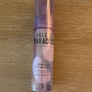 Isle of Paradise Dark Glow Clear Self-Tanning Mousse- unopened NWT